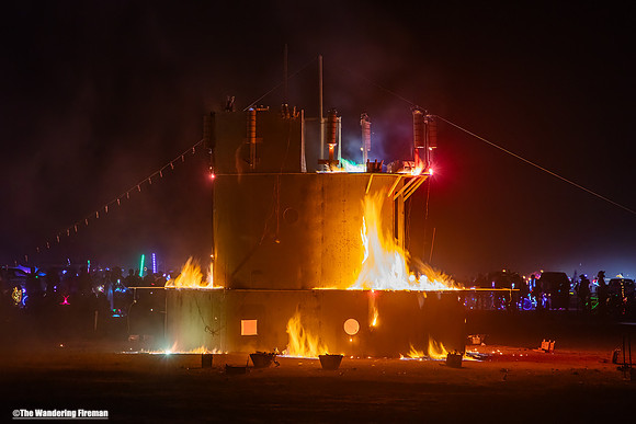 "What Lies Beneath?" art project at Burning Man in Black Rock City Nevada