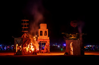 "Whirl of Art" art piece at Burning Man in Black Rock City Nevada