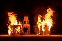"Whirl of Art" art piece at Burning Man in Black Rock City Nevada