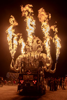"El Pulpo Magnifico" mutant art car at Burning Man in Black Rock City Nevada