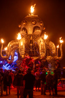 "El Pulpo Magnifico" Mutant Art car at Burning Man in Black Rock City Nevada