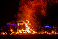 The "Whirl of Art" art piece at Burning man in Black Rock City, Nevada