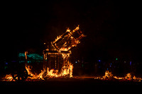 "Whirl of Art" art piece on the playa of Burning Man in Black Rock City Nevada