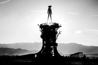 The Man at Burning Man in Black Rock City Nevada