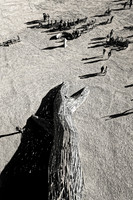 Looking down from the "Man" at Burning Man in Black Rock City Nevada