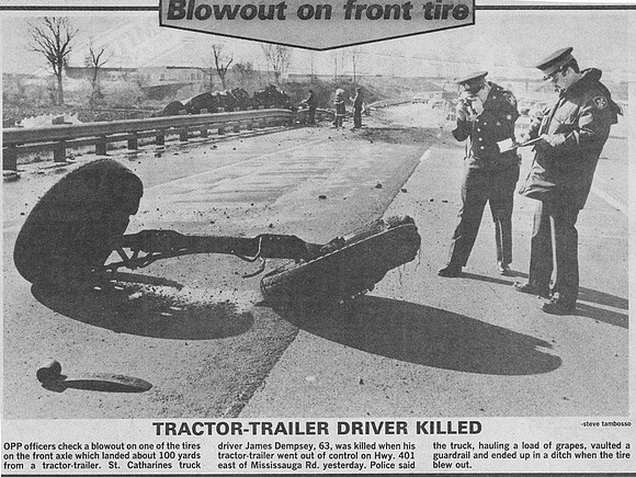 Driving home one day I passed by this accident and got out to record the incident.