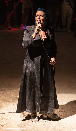 The Thunderdome theme camp of Burning Man in Black Rock City, Nevada