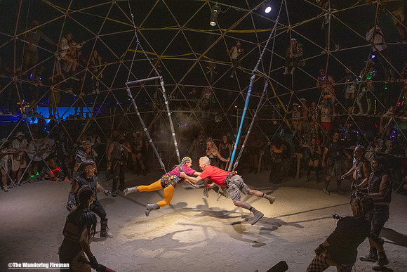 The Thunderdome of Burning Man in Black Rock City Nevada