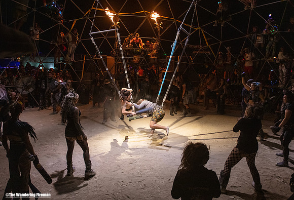 The Thunderdome of Burning Man at Black Rock City Nevada