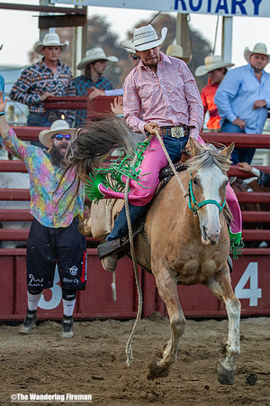 Saddle Bronc Riding at the Leon Iowa Rodeo