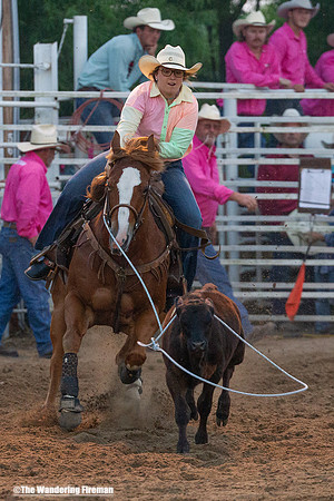 Calf Roping at the Leon Iowa Rodeo