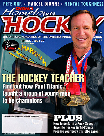 "Hometown Hockey" magazine cover