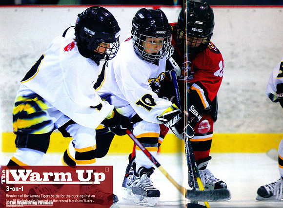 "Hometown Hockey" magazine article