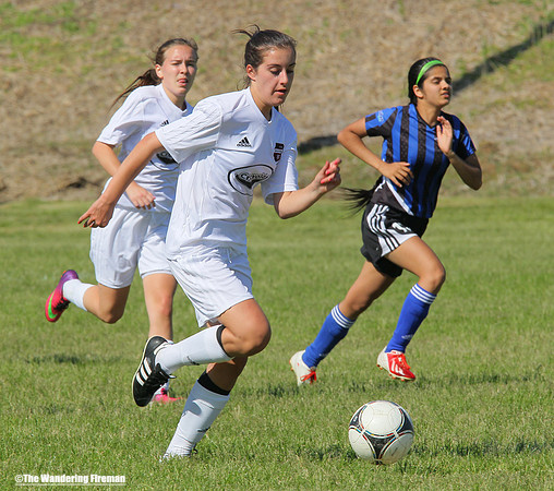 Girls soccer game