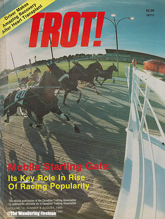 Trot harness racing magazine cover