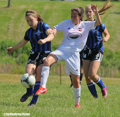 Girls soccer game