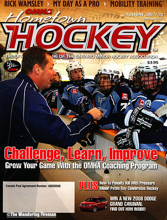 "Hometown Hockey" magazine cover