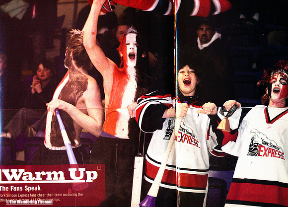 "Hometown Hockey" magazine article