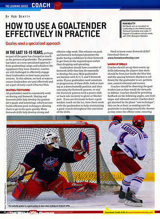 "Hometown Hockey" magazine article