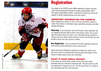 "Hometown Hockey" magazine article