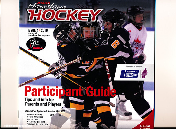 "Hometown Hockey" magazine cover