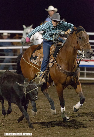 Men's calf roping