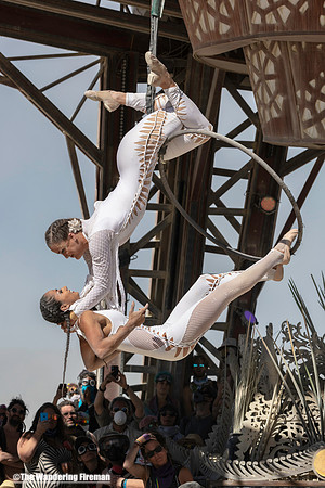 Chrysalis performance art at Burning Man in Black Rock City Nevada 29