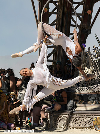 Chrysalis performance art at Burning Man in Black Rock City Nevada 43