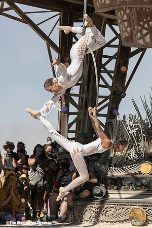 Chrysalis performance art at Burning Man in Black Rock City Nevada 27