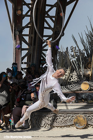 Chrysalis performance art at Burning Man in Black Rock City Nevada 18