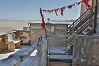 A view from the Folly art project at Burning Man