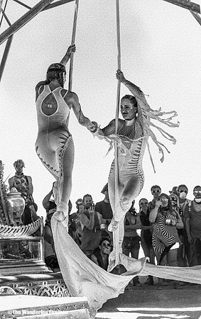 Chrysalis performance art at Burning Man in Black Rock City Nevada-6