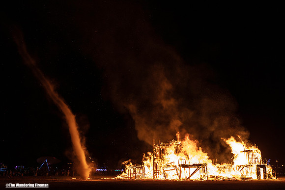 Fire whirl from the Folly