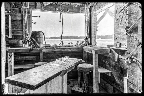 "The Folly" art piece at Burning Man