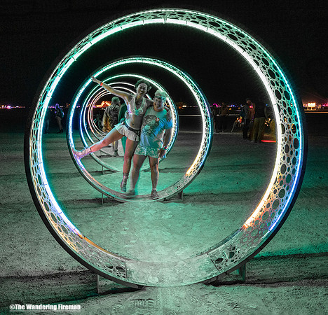 The Centered art project in Burning Man in Black Rock City Nevada