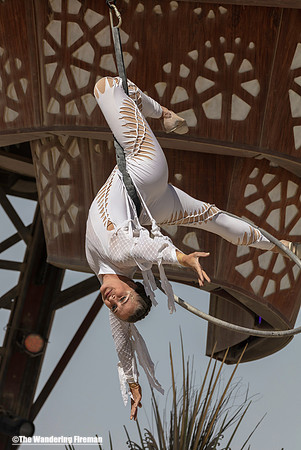 Chrysalis performance art at Burning Man in Black Rock City Nevada 26