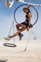 Crysalis performance art at Burning Man in Black Rock City Nevada 10