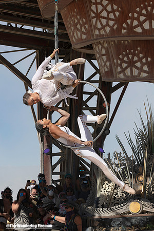 Chrysalis performance art at Burning Man in Black Rock City Nevada 30