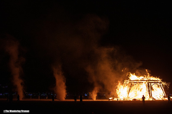 Burning Man fire whirls