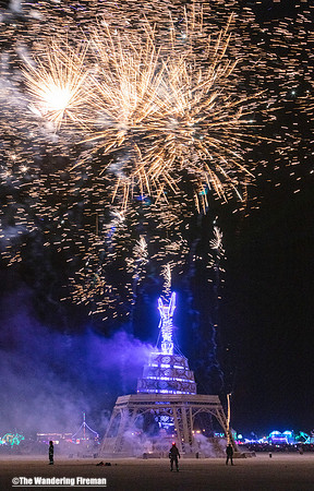 "The Man Burns at the 2019 event"