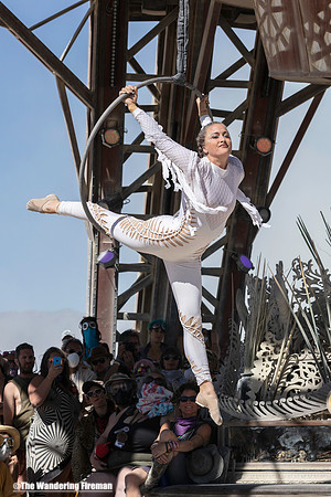 Chrysalis performance art at Burning Man in Black Rock City Nevada 16