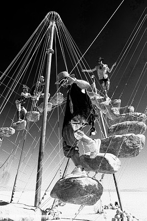 Stone 27 art piece at Burning Man in Black Rock City Nevada-4