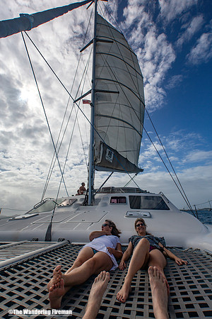 Relaxing on the bow