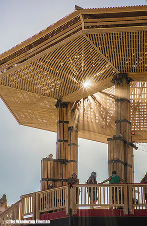 The "Man" structure at Burning Man
