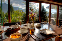 Breakfast with a view in Bhutan