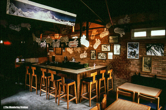 The twenty nine and a half thousand foot bar in Kathmandu Nepal