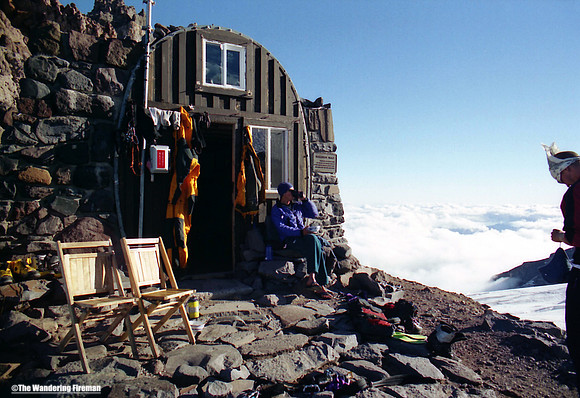 Ranger Hut at Camp Shurman on Mount Ranier in Washington State