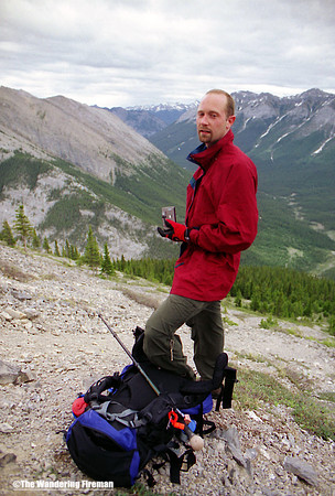 Climbing Tunnel mountain in Alberta Canada