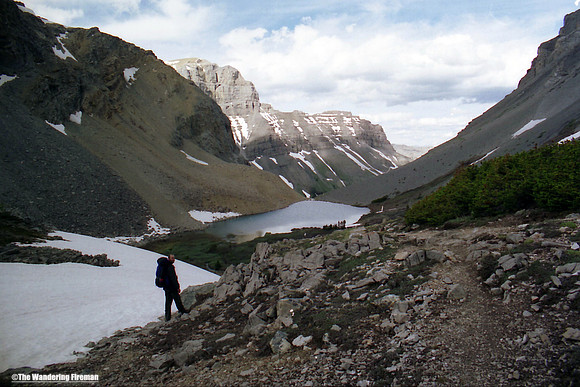 Scrambling the mountains in Alberta Canada