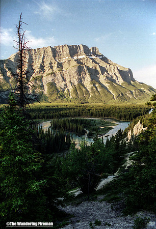 Tunnel Mountain in Alberta Canada